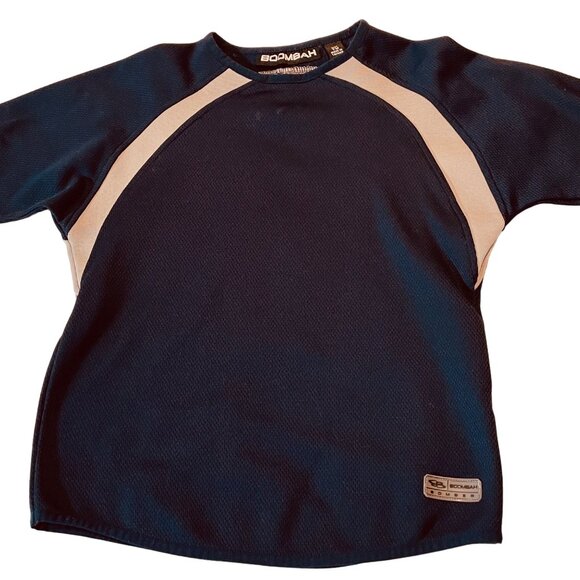 Boombah Other - Boombah Bomber Kids Long Sleeve Navy & Gray Shirt - Youth Medium Sport